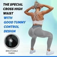 thumbnail image 3 of Tik Tok Leggings Womens Yoga Leggings Gym Anti-cellulite Fitness Butt Lift Pants2XL, 3 of 5