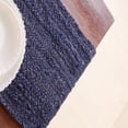 thumbnail image 5 of DecorAvenue Hand-Braided and Textured Natural Jute Table Runner Accent for Dining Room Kitchen Table Décor Navy Blue 13x72 inches, 5 of 5
