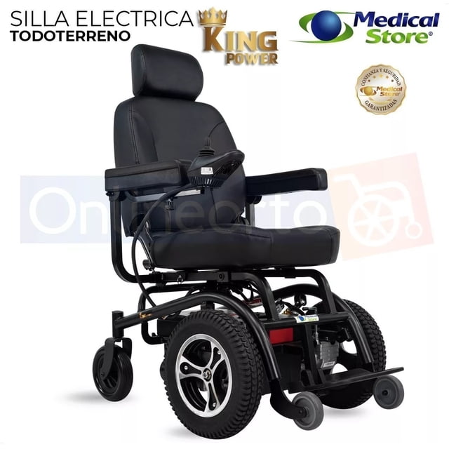 Scooter Eléctrica Silla De Ruedas Todoterreno 4 Ruedas Reclinable Medical Store Medical Store SREKING1102MS