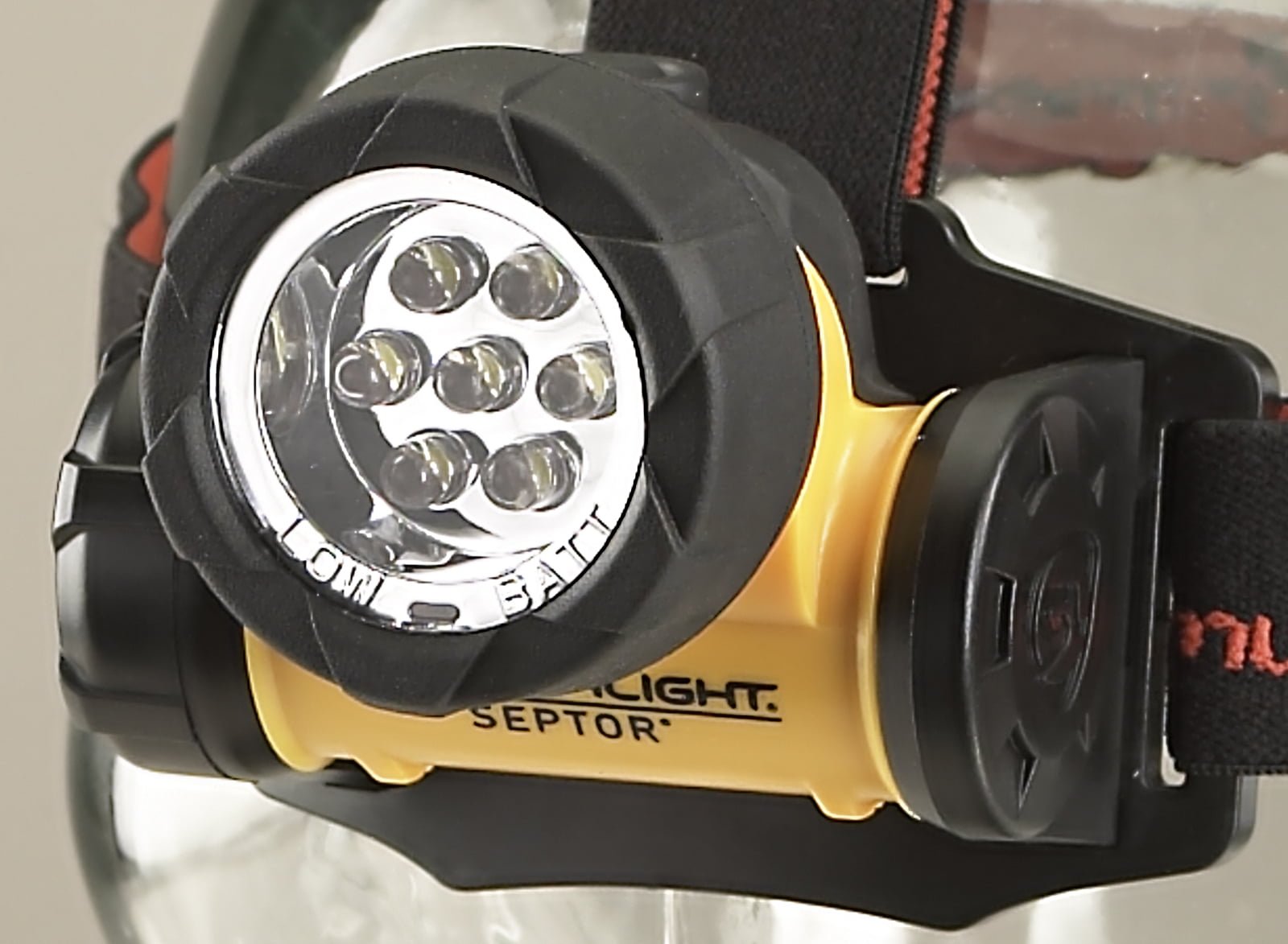 Streamlight Septor LED Div 2 Flood Headlamp, Yellow