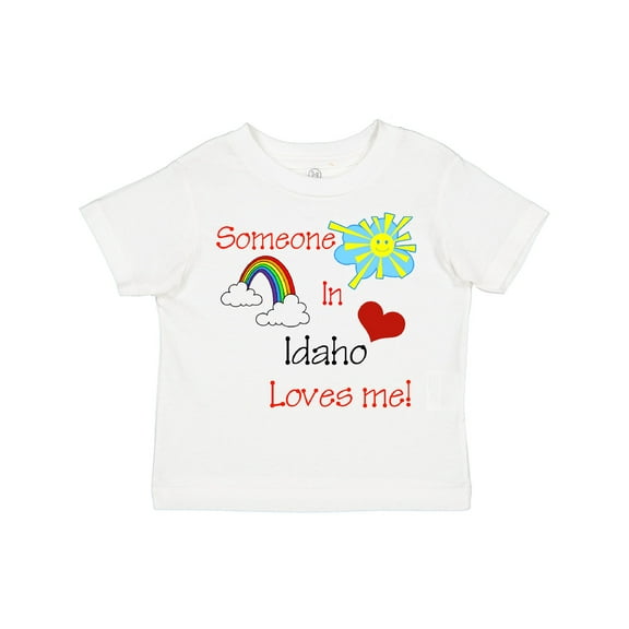Inktastic Someone in Idaho Loves Me Boys or Girls Toddler T-Shirt