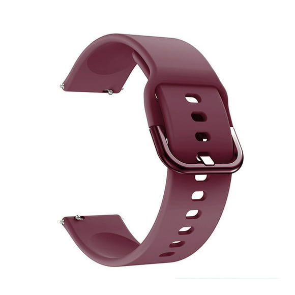 Yeacher Replaceable Silicone Watch Strap 22mm Buckle Watch Strap Watch Band Compatible with Galaxy Watch Active2 Red