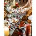 thumbnail image 3 of Christmas Cardinal Bird Placemats Set of 8 Winter Red Birds Black White Plaid Heat Insulation Washable Place Mats, Rustic Non-Slip Table Mats for Dining Table Party Kitchen Decor,13x19 Inch, 3 of 4