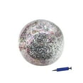 thumbnail image 1 of HEVIRGO 16/24 Inch Elastic Inflatable Ball Waterproof PVC Enjoyable Interactive Toy Shiny Confetii Ball for Summer, 1 of 10