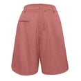 thumbnail image 4 of iHPH7 Knee Length Shorts Women, Wide Leg Shorts for Women, Lightweight Shorts for Women, Womens Shorts Casual, Loose Shorts Women, Pink S, 4 of 6