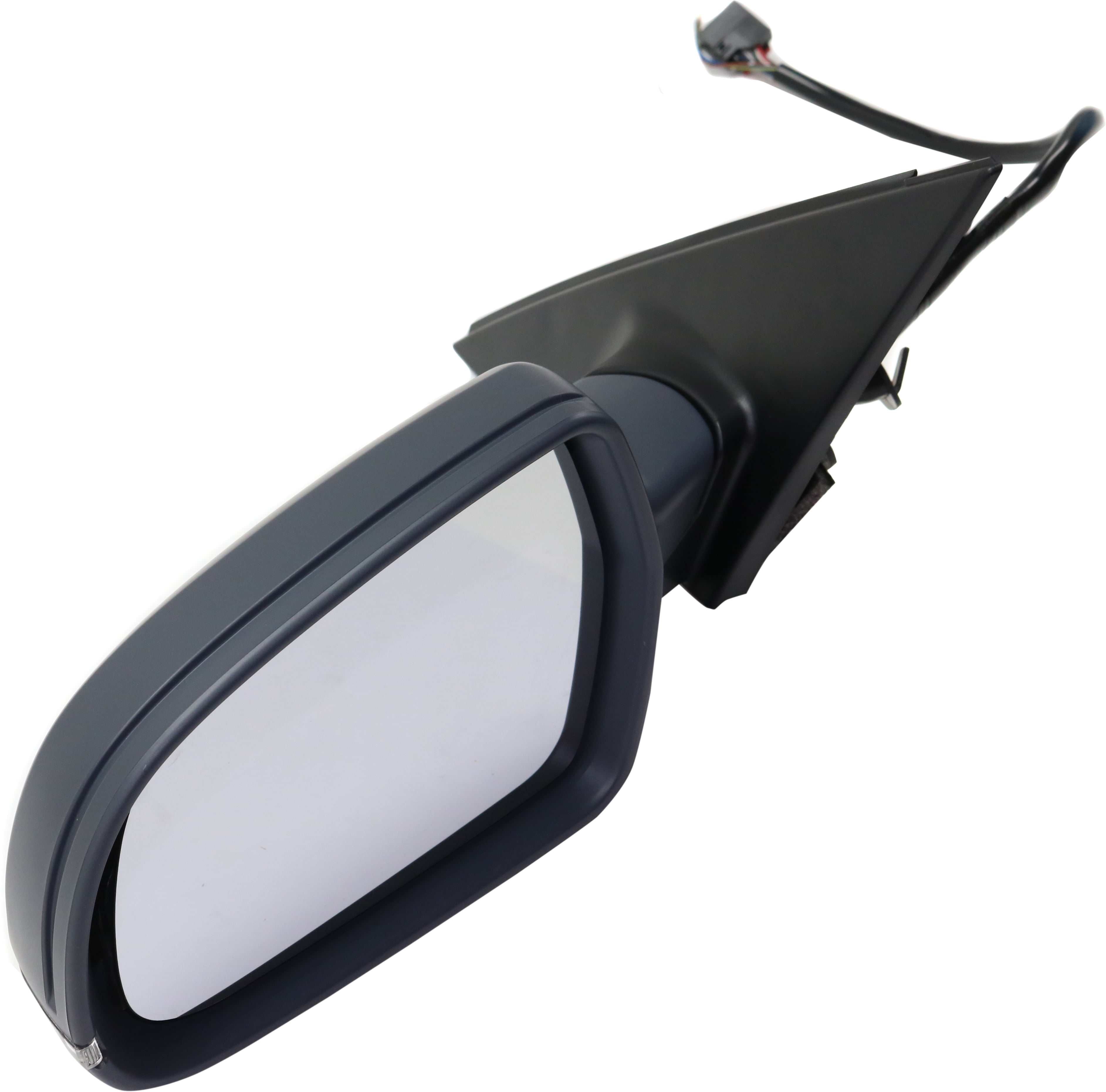 Mirror Compatible With 2010-2011 Audi A4 S4 Left Driver Side Heated In-housing Signal Light Paintable Kool-Vue