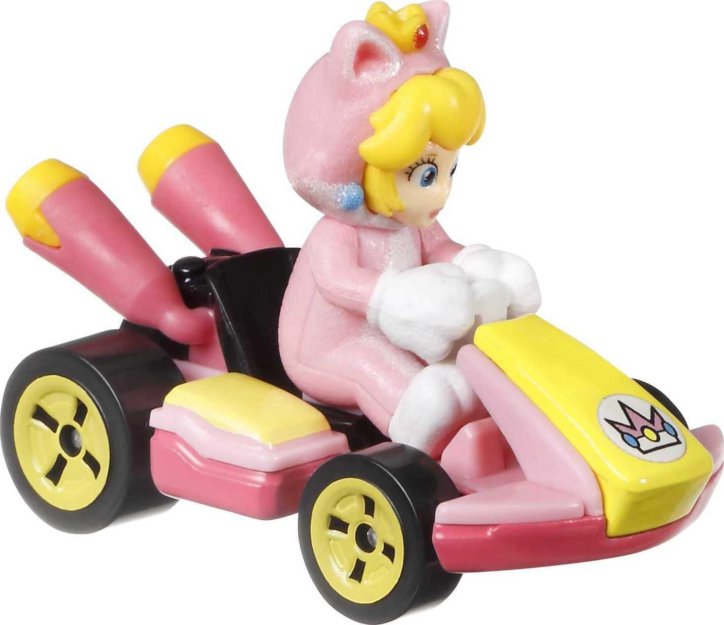 Mini-véhicule Cat Peach Standard Kart Hot  Wheels à l’échelle 1:64