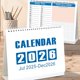 thumbnail image 1 of Calendario de escritorio del 25 de julio al 26 de diciembre un calendario, 1 of 3