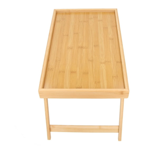 Snack Tray with Folding Legs, Foldable Multifunctional Bed Table Tray with Folding Legs for Sofa