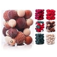 thumbnail image 4 of 35 bolas de terciopelo para Navidad, adornos colgantes para árbol de Navidad, bolas de terciopelo para decoración del hogar y fiestas de Navidad, 4 of 5