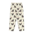thumbnail image 5 of Goofa Funny Chicken Printed Soft Pajama Pants for Women, Wide Leg Comfy Casual Lounge Yoga Pants-Large, 5 of 9