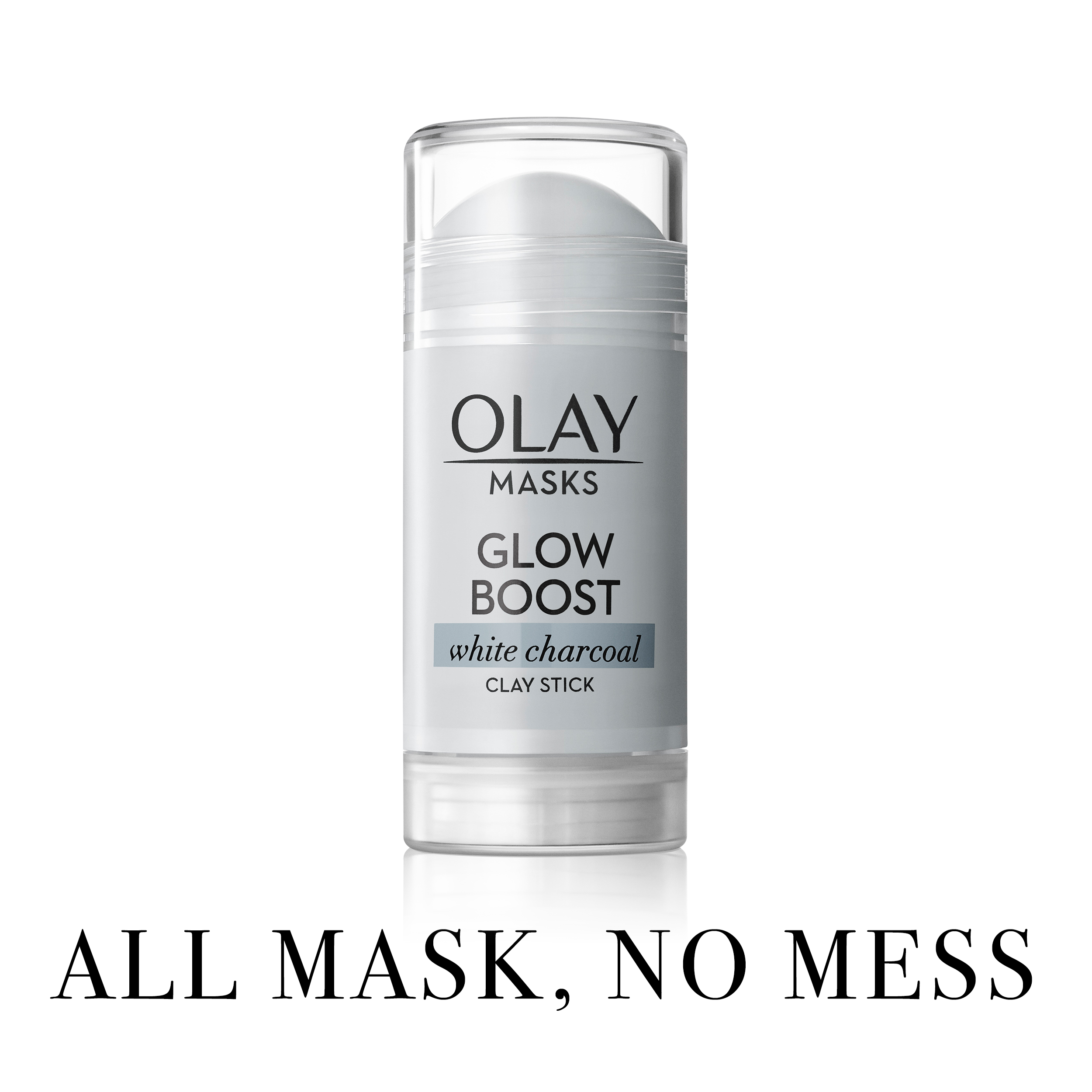 Olay Face Mask Stick, Glow Boost with White Charcoal Clay, 1.7 oz - image 6 of 9