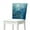 Blue Peacock Floral, variant on TSOVTHRID Sunflower Wood Grain Print Dining Chair Back Slipcover Chair Back Cover Stretchable Chairs Protector Slipcovers for Home Dining Room Kitchen Hotel Decor, Set of 2