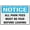 Warning Sign 3, variant on Notice All Park Fees Must Be Paid Before Leaving Reflective Aluminum Sign - 8"x12", Rust Free, Weather Resistant, Waterproof, Easy To Mount - Park, Campground, Recreational Area