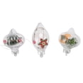 thumbnail image 3 of Adornos de PET transparentes y ecológicos para decoraciones festivas y fiestas, bolas navideñas irrompibles estilo 6165, paquete de 12, 3 of 8