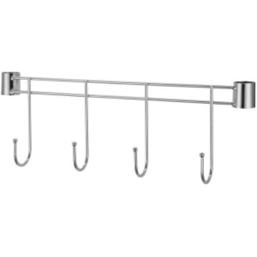 Industrial Wire Shelving Hook Rack, 18Inch, Silver, Makes your 18 deep