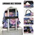 thumbnail image 3 of FORMRS Mini Backpack Purse for Women Travel Daypack Casual Shoulder Bag, Colorful Art Flowers, 3 of 7