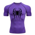 thumbnail image 1 of Camiseta de compresión para hombre, ropa deportiva de verano para correr, camisetas deportivas elásticas de secado rápido, camisetas de entrenamiento para gimnasio atlético, 2024, 1 of 2