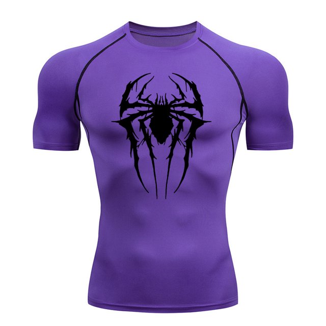 Camiseta de compresión para hombre, ropa deportiva de verano para correr, camisetas deportivas elásticas de secado rápido, camisetas de entrenamiento para gimnasio atlético, 2024