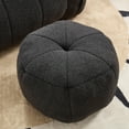 thumbnail image 5 of Soft Bean Bag Chair with High Resilient Foam, Square Lazy Sofa with Footstool - Comfortable Chenille Cover for Adults, Ideal for Living Room, Bedroom, Gaming, Reading & TV, 5 of 9