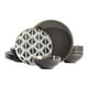 thumbnail image 1 of Vajilla Tia Mowry 12 Piezas Negra y Blanca, 1 of 4