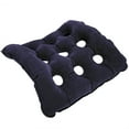 thumbnail image 3 of Medical Pressure Sore Prevention Cushion,Portable Inflatable Cushion Seat with Air Pump for Prolonged Sitting Ideal Seat Cushion for Daily Use,19.5 x 19.5in (Flocked square cushion sapphire blue), 3 of 9