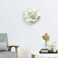 thumbnail image 2 of Fondo de pared de flores de cerámica 3D, escultura artística, decoración de arte de cerámica para oficina S Peonía 8cm, 2 of 7