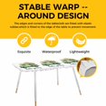 thumbnail image 4 of Hello Spring Table Cloths for 8 Foot Rectangle Tables, Easter Flowers Green Car Vintage Floral Patio Waterproof Elastic Fitted Tablecloths, Washable Rectangular Table Cover for Camping, 4 of 8