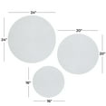 thumbnail image 3 of CosmoLiving by Cosmopolitan White Wooden Carved Radial Plate Wall Decor (3 Count), 3 of 7