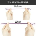 thumbnail image 2 of Endoto Shoelaces for Hey Dude Elastic Strings Replacement Laces Shoes(Color:Purple,Size:18Inch), 2 of 5