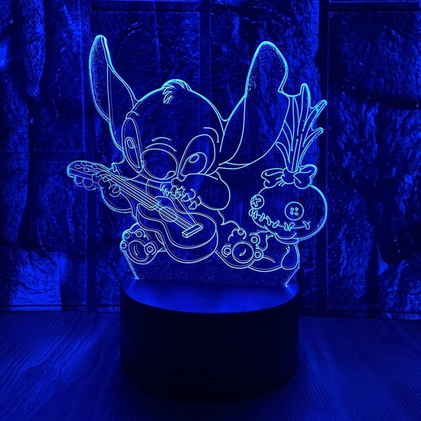 Luz Nocturna 3D Ilusión Óptica Animales Lindos YONGSHENG