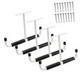 thumbnail image 2 of Flynix 4 Pieces Overhead Garage Storage Hook Display Rack Utility Hanger,Ceiling Hanger White, 2 of 9