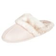 thumbnail image 4 of Jessica Simpson Comfy Faux Fur Womens House Slipper Scuff Memory Foam Slip On Anti-Skid Sole, 4 of 9