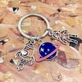 thumbnail image 3 of Keychain Astronaut Metal Keyring Rocket Space Keychain Purse Bag Pendant Decoration for Car Key Holder Creative Gift, 3 of 5