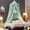 Green, variant on Bed Canopy for Girls, Ruffled Soft Pink Princess Canopy Dreamy Bow Decor, Bed Canopies for Kids Room, Hanging Canopy Bedding Drapes Toddler Reading Nook Play Tent (Pink)