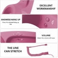 thumbnail image 5 of Retro Phone Handset with High-Fidelity 38mm Speaker & 111dB Sensitivity, Smart Chip for HD Calls, Durable ABS Design with Tangle-Free Cord, 5 of 7