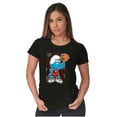 thumbnail image 4 of The Smurfs Athlete Basketball Player Women's T Shirt Ladies Tee Brisco Brands S, 4 of 5