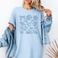 thumbnail image 3 of Coquette Seashell Tees Beach Coastal Retro Summer Vibes Coquette Tshirt Vintage Summer T Shirts, 3 of 4