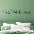 thumbnail image 3 of ESTART 3 Pcs Relax Refresh Renew Metal Wall Art, Black Letter Sign, Bathroom Bedroom Living Room Decor, 3 of 9