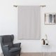 thumbnail image 3 of Granjero Gordo Cortina aislante de encaje opaco para ventana con varilla ajustable, ideal para bolsas de varillas de ventana pequeñas (117 x 160 cm, gris y blanco), 3 of 5