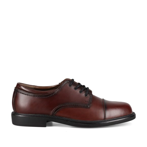 Dockers Shoes Gordon Plain toe oxford Shoe Flexible manmade Width Laces Cordovan