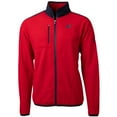 thumbnail image 2 of Men's Cutter & Buck Red Buffalo Bills Big & Tall Cascade Eco Sherpa Fleece Full-Zip Jacket, 2 of 3