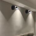 thumbnail image 5 of 2-Pack 360° RGB Wall Lights with Remote – Battery Operated Adhesive Mood Lights, 13 Colors & Timer for Bedroom, Stairs, Closet (No Drill, 3 Modes), 5 of 6