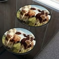 thumbnail image 4 of Metal Stove Burner Covers 4 Pcs Decorative Gas Stove Burner Cover 8Inch And 10Inch ,Cute Cow Animal Design, for Home Decor Cooktop Decorative, 4 of 6