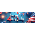 thumbnail image 4 of American Flag Happy 4th of July Independence Day Banner Eagle Design Balloon Decoration Patriotic Theme for Outdoor Decoration National Celebration Party Event, 4 of 8