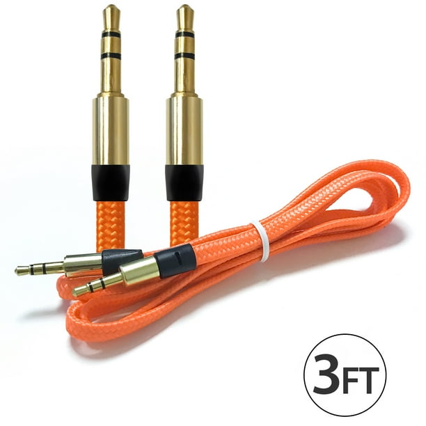 Afflux 3.5mm AUX AUXILIARY Cable Male Male Stereo Audio Cord For