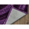 thumbnail image 5 of United Weavers of America Abstract Shag Contemporary Area Rugs, Purple, 5 of 5