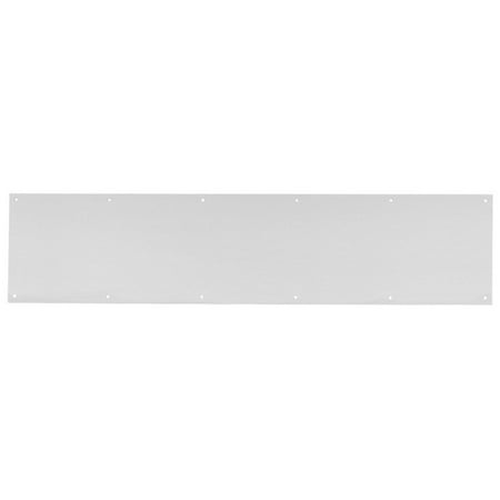 

IVES 8400 US32D 8x46 B-CS Kick Plate 8 x 46 Four Beveled Edges Countersunk Holes Satin Stainless Steel Finish
