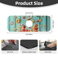 thumbnail image 2 of Sikiie Floating Colorful Cereal Splash Guard for Sink Faucet-1 PC Super Absorbent Fast Drying Mat Sink Gadgets-Splash Guard for Kitchen, Sink Mat, 2 of 7