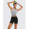 thumbnail image 3 of CRZ YOGA Womens Butterluxe Biker Shorts 4 Inches High Waisted Yoga Shorts, 3 of 4